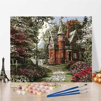 DIY картина по номерам цифровая картина маслом холст номера живопись украшения дома цифры картина маслом 40x50cm no frame