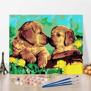 DIY Картина по номерам Цифровая картина маслом на холсте Цифровая картина маслом ручной работы 40x50cm no frame