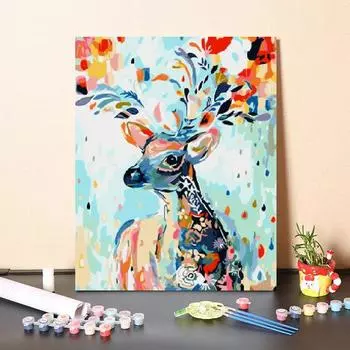 DIY картина по номерам цифровая картина маслом холст украшения дома цифры картина маслом цифры живопись 40x50cm no frame