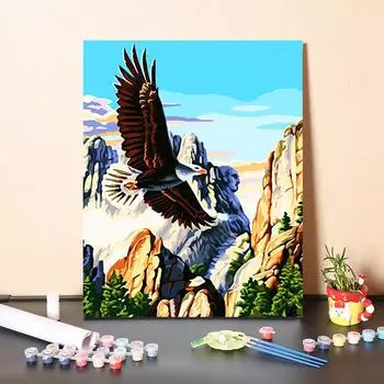 DIY картина по номерам цифровая картина маслом цифры живопись искусство хобби ремесла украшение дома 40x50cm no frame