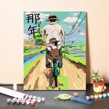 DIY картина по номерам цифровая картина маслом ремесла цифры живопись украшение дома искусство хобби 40x50cm no frame