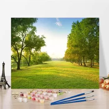 DIY Картина по номерам Цифровая картина маслом Цифровая картина маслом Холст Ручная роспись Домашнее украшение 40x50cm no frame