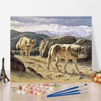 DIY картина по номерам цифровая картина маслом украшения дома цифры картина маслом изобразительное искусство картина маслом хобби живопись по номерам 40x50cm no frame