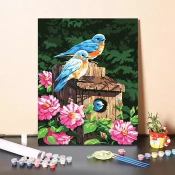 DIY картина по номерам цифровая картина маслом хобби цифры живопись ремесла искусство украшения дома 40x50cm no frame