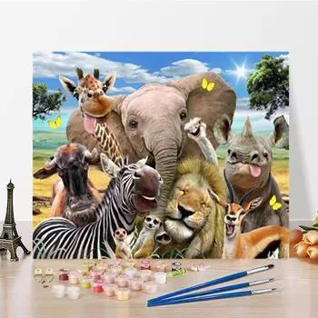 DIY Картина по номерам Цифровая картина маслом Украшение дома Цифры Живопись Хобби Картина маслом Цифры Картина маслом Изобразительное искусство 40x50cm no frame