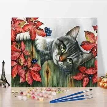 DIY картина по номерам цифровая картина маслом цифры картина маслом украшение дома холст искусство 40x50cm no frame