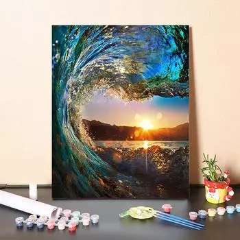DIY картина по номерам цифровая живопись маслом хобби украшение дома искусство цифры ремесла живопись 40x50cm no frame