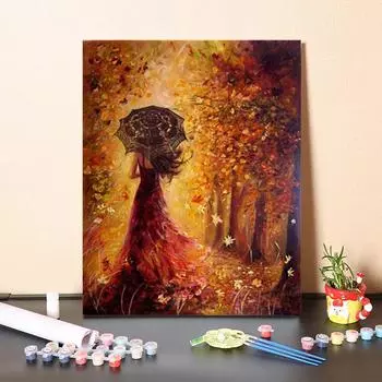 DIY картина по номерам цифровая живопись маслом хобби цифры живопись искусство ремесла украшение дома 40x50cm no frame