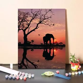 DIY Картина по номерам Цифровая живопись маслом Хобби Картина маслом Украшение дома Изобразительное искусство Номера Картина маслом по номерам 40x50cm no frame