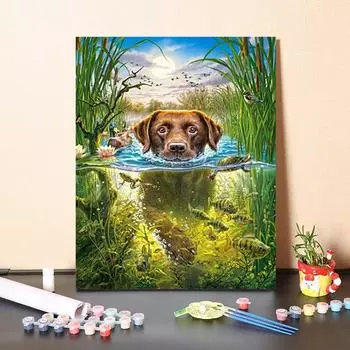 DIY картина по номерам цифровая живопись маслом хобби живопись по номерам изобразительное искусство украшение дома картина маслом цифры картина маслом 40x50cm no frame
