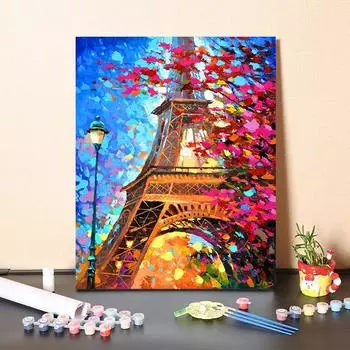 DIY Картина по номерам Цифровая живопись маслом Хобби Картина по номерам Украшение дома Картина маслом по номерам Картина маслом Изобразительное искусство 40x50cm no frame