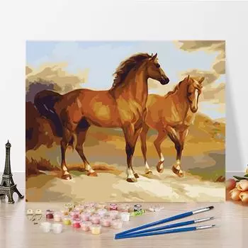 DIY картина по номерам цифровая живопись маслом искусство украшения дома цифры живопись хобби ремесла 40x50cm no frame