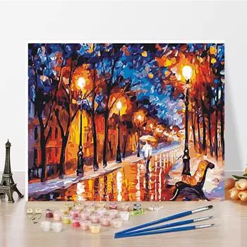DIY картина по номерам цифровая живопись маслом художественные ремесла украшения дома цифры живопись хобби