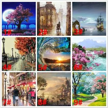 DIY Картина по номерам Цифровая живопись маслом Искусство Живопись Хобби 40x50cm
