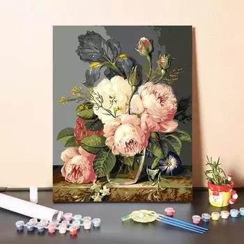 DIY Картина по номерам Цифровая живопись маслом Хобби Картина маслом по номерам Картина маслом Изобразительное искусство Украшение дома Цифры Живопись 40x50cm no frame