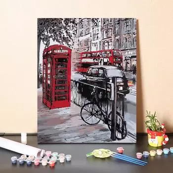 DIY Картина по номерам Цифровая живопись маслом Хобби Цифры Картина маслом Украшение дома Цифры Картина маслом Изобразительное искусство 40x50cm no frame