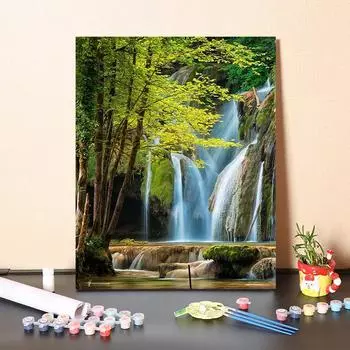 DIY Картина по номерам Цифровая живопись маслом Хобби Украшение дома Изобразительное искусство Цифры Картина маслом Цифры Картина маслом 40x50cm no frame
