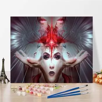 DIY Картина по номерам Цифровая живопись маслом Хобби Изобразительное искусство Картина маслом по номерам Картина маслом по номерам Украшение дома 40x50cm no frame