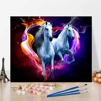 DIY картина по номерам цифровая живопись маслом хобби изобразительное искусство картина маслом цифры картина маслом украшение дома цифры живопись 40x50cm no frame