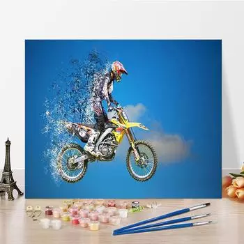 DIY картина по номерам цифровая живопись маслом хобби изобразительное искусство цифры картина маслом цифры картина маслом украшение дома 40x50cm no frame