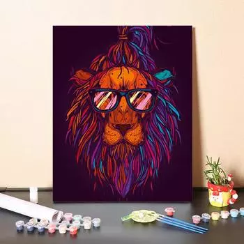 DIY Картина по номерам Цифровая живопись маслом Хобби Картина маслом по номерам Картина маслом Изобразительное искусство Номера Картина Украшение дома 40x50cm no frame