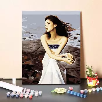 DIY картина по номерам цифровая живопись маслом хобби ремесла украшения дома цифры живопись искусство 40x50cm no frame