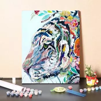 DIY Картина по номерам Цифровая живопись маслом Хобби Числа Картина маслом Украшение дома Картина маслом Изобразительное искусство Живопись по номерам 40x50cm no frame