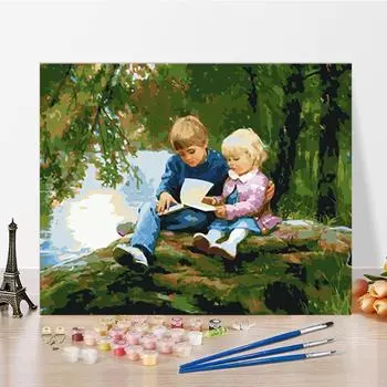 DIY картина по номерам цифровая живопись маслом искусство ремесла хобби украшение дома цифры живопись 40x50cm no frame
