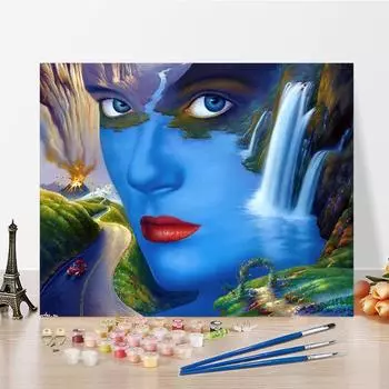 DIY Картина по номерам Цифровая живопись маслом Хобби Изобразительное искусство Номера Картина по номерам Картина маслом Картина маслом Украшение дома 40x50cm no frame