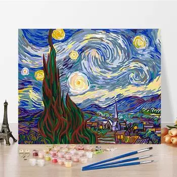 DIY Картина по номерам Цифровая живопись маслом Хобби Изобразительное искусство Украшение дома Картина маслом по номерам Картина по номерам Картина маслом 40x50cm no frame
