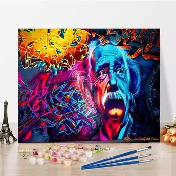 DIY Картина по номерам Цифровая живопись маслом Хобби Картина маслом Изобразительное искусство Номера Живопись по номерам Картина маслом Украшение дома 40x50cm no frame