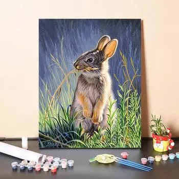 DIY Картина по номерам Цифровая живопись маслом Хобби Живопись по номерам Изобразительное искусство Картина маслом по номерам Картина маслом Украшение дома 40x50cm no frame