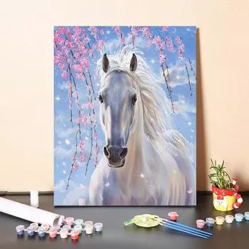 DIY картина по номерам цифровая живопись маслом хобби цифры живопись ремесла украшения дома искусство 40x50cm no frame