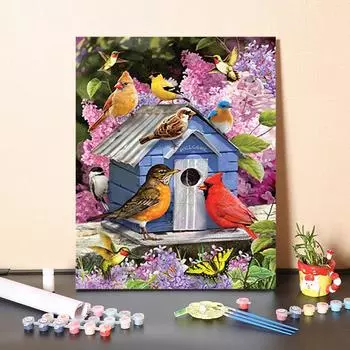 DIY Живопись по номерам Цифровая живопись маслом Хобби Живопись по номерам Изобразительное искусство Живопись по номерам Живопись маслом Украшение дома Живопись маслом 40x50cm no frame