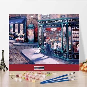 DIY картина по номерам, цифры, картина маслом, ручная работа, холст, цифры, картина, цифровая картина маслом 40x50cm no frame