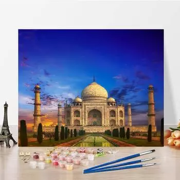 DIY картина по номерам цифры картина маслом ручная роспись холст цифровая картина маслом украшение дома 40x50cm no frame