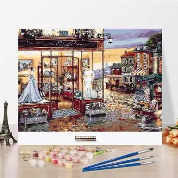 DIY картина по номерам, цифры, картина маслом, цифровая картина маслом, ручная работа, холст, цифры, живопись 40x50cm no frame