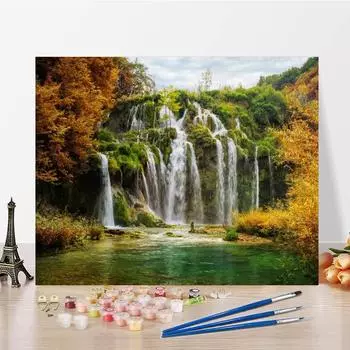 DIY картина по номерам цифры картина маслом ручная роспись цифровая картина маслом украшение дома холст 40x50cm no frame