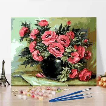 DIY Живопись по номерам Украшение дома Холст Цифры Живопись по номерам Масляная живопись Цифровая масляная живопись 40x50cm no frame