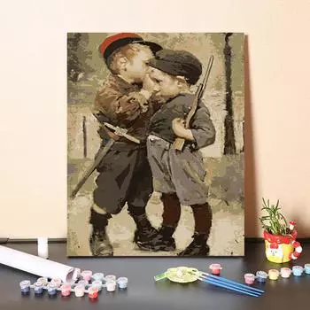 DIY картина по номерам хобби искусство цифровая картина маслом украшение дома цифры живопись ремесла 40x50cm no frame