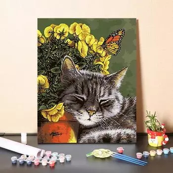 DIY картина по номерам хобби искусство цифровая картина маслом цифры живопись украшения дома ремесла 40x50cm no frame