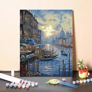 DIY картина по номерам хобби искусство цифры живопись ремесла цифровая картина маслом украшение дома 40x50cm no frame
