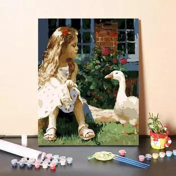 DIY Картина по номерам Хобби Искусство Домашнее украшение Ремесла Картина по номерам Цифровая картина маслом 40x50cm no frame