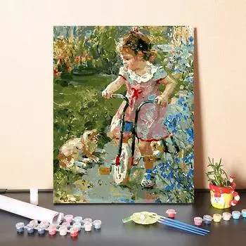 DIY картина по номерам хобби искусство украшение дома цифровая картина маслом ремесла живопись по номерам 40x50cm no frame