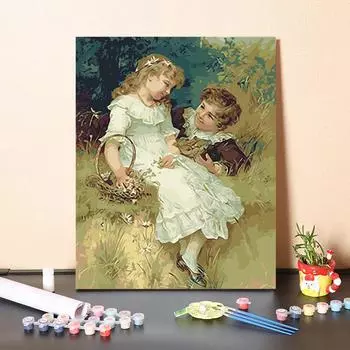 DIY картина по номерам хобби искусство украшение дома цифровая картина маслом цифры живопись ремесла 40x50cm no frame