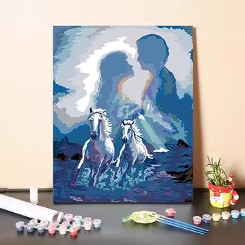 DIY картина по номерам хобби ремесла цифровая картина маслом цифры живопись искусство украшение дома 40x50cm no frame