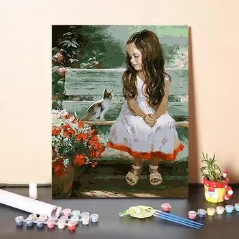 DIY картина по номерам хобби ремесла цифровая картина маслом цифры живопись украшение дома искусство 40x50cm no frame