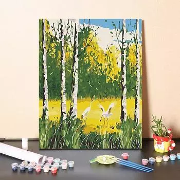 DIY Картина по номерам Хобби Ремесла Цифровая живопись маслом Искусство Домашнее украшение Живопись по номерам 40x50cm no frame