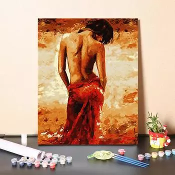 DIY картина по номерам хобби ремесла цифровая живопись маслом искусство цифры живопись украшение дома 40x50cm no frame