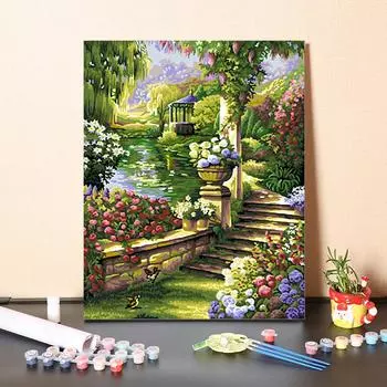 DIY Картина по номерам Хобби Ремесла Искусство Домашнее украшение Цифровая картина маслом Живопись по номерам 40x50cm no frame